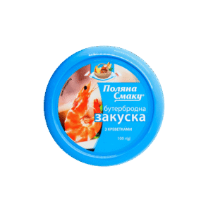 Закуска бутербродна з креветками