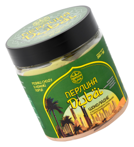 Морозиво «ПЕРЛИНА DUBAI» шоколадне з фісташковою поливкою та хрустким цукром