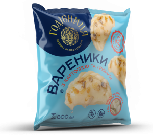 Вареники з картоплею та грибами