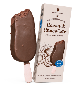 Десерт заморожений «Coconut Chocolate» кокосово-шоколадний в глазурі