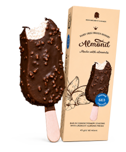 Десерт заморожений «Almond» мигдальний в глазурі з горіхами мигдалю