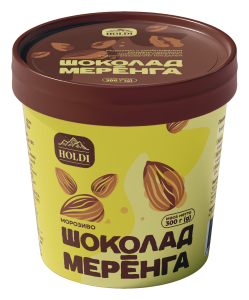 Морозиво «Шоколад-Меренга» з карамелізованим мигдалем